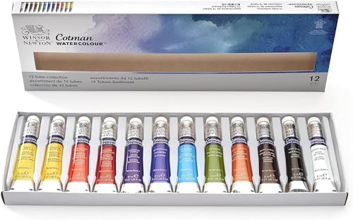 Cotman Tube Watercolor Set-12/Set (並行輸入品) - 画像 (2)