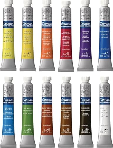 Cotman Tube Watercolor Set-12/Set (並行輸入品) - 画像 (3)