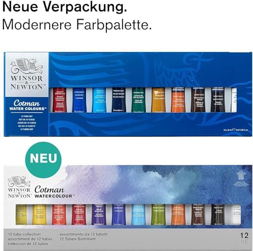 Cotman Tube Watercolor Set-12/Set (並行輸入品) - 画像 (8)