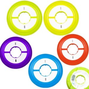 ノーブランド品 Fishing Wire Spool, Fishing Leader Storage, Set Of 5 Silicone Angling Keeper Holders, 2.36 Inches Enclosed Angler Leader Spooling Accessories For Tackle Management
