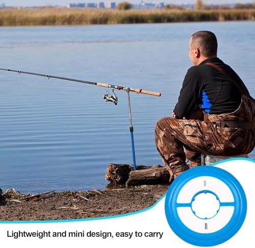 ノーブランド品 Fishing Wire Spool, Fishing Leader Storage, Set Of 5 Silicone Angling Keeper Holders, 2.36 Inches Enclosed Angler Leader Spooling Accessories For Tackle Management - 画像 (4)